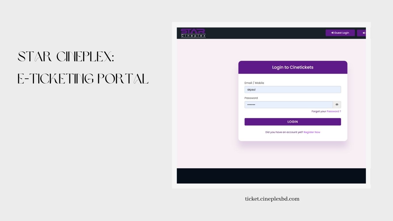 STAR Cineplex: e-Ticketing Portal