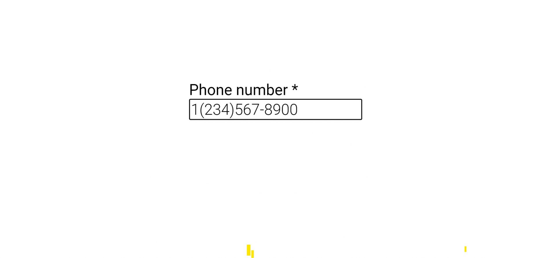 Auto format or Masking phone number or te input field